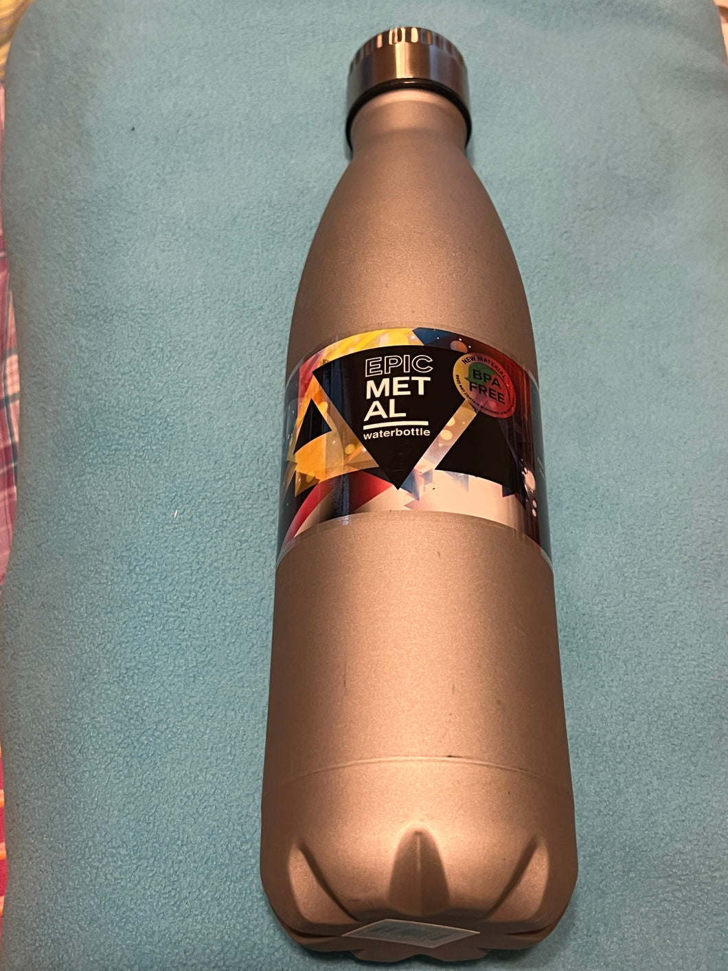 24OZ 24OZ Epic Met AL STAINLESS STEEL WATER BOTTLE - Silver