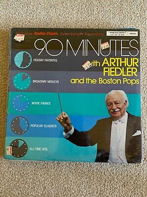 90 Minutes with Arthur Fiedler and the Boston Pops Record VINYL LP