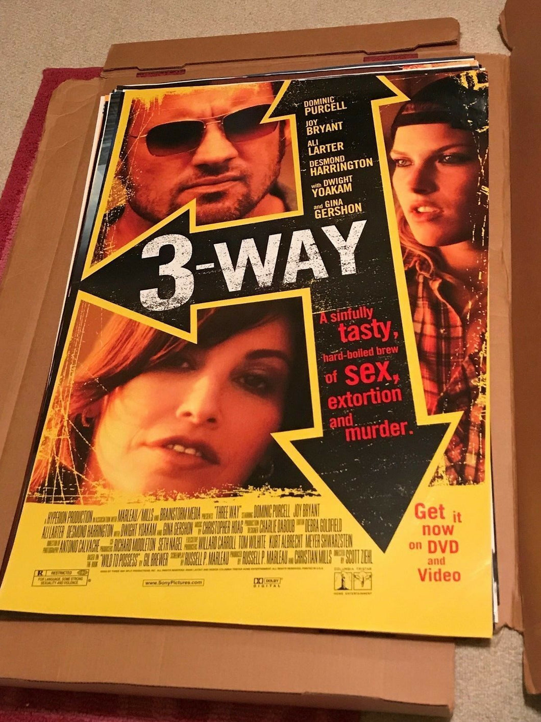 3 WAY - MOVIE POSTER 27 X 40 B2 NEW