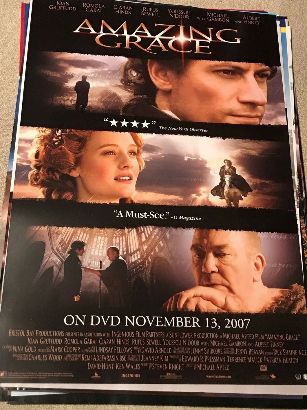 AMAZING GRACE MOVIE POSTER 27 X 40 B3 NEW