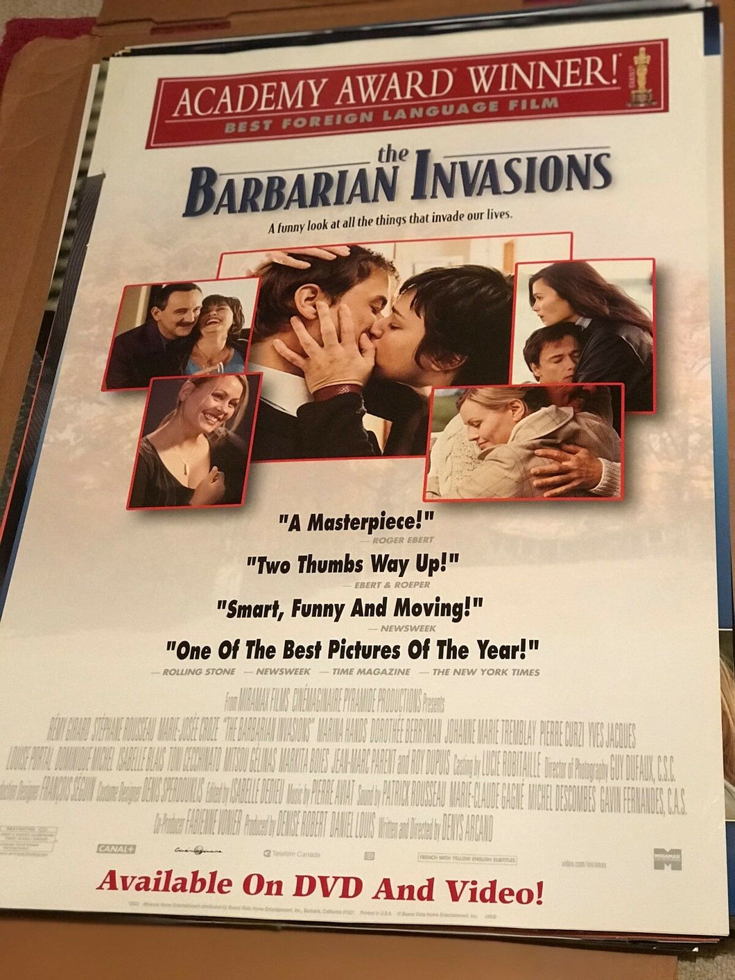 BARBARIAN INVASION - MOVIE POSTER 27 X 40 B2 NEW