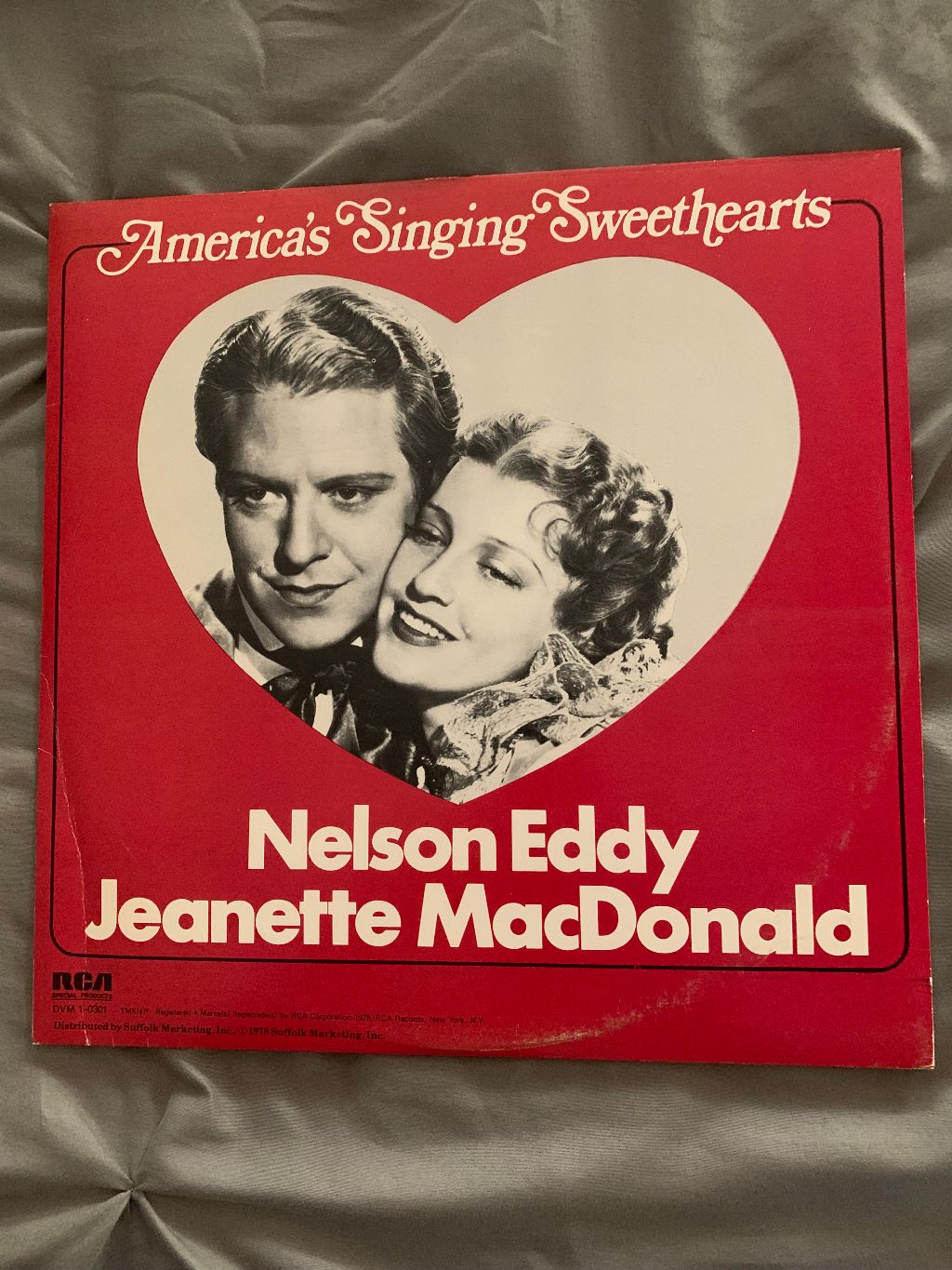 America's Singing Sweethearts Nelson Eddy Jeanette MacDonald LP Album Vinyl